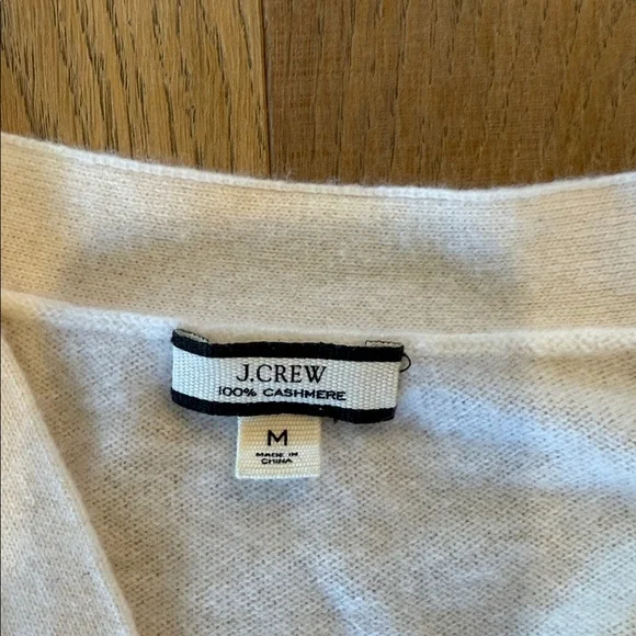J Crew 100% Cashmere Patch-Pocket Cardigan - M - Picture 2 of 8